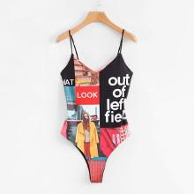 Shein All Over Printed Cami Bodysuit