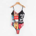 Shein All Over Printed Cami Bodysuit