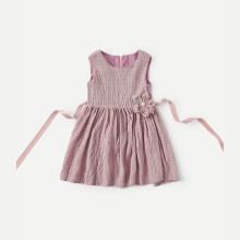 Shein Girls Flower Detail Solid Dress