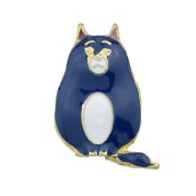 Shein Blue Confidential Rabbit Brooch