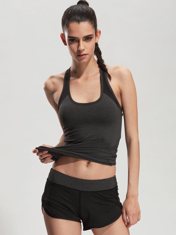 Shein Active Contrast Racer Back Gym Vest