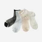 Shein Striped Design Ankle Socks 4pairs