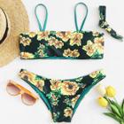 Shein Floral Print Bikini Set