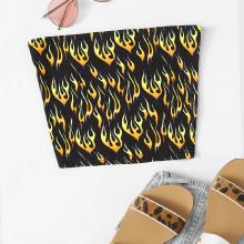 Shein Graphic Print Tube Top
