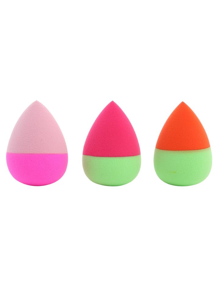 Shein Drop-shaped Makeup Sponge Set - 3 Pcs