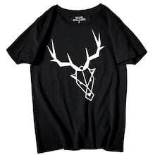 Shein Men Geo Deer Print Tee