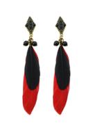 Shein New Coming Feather Long Drop Earrings For Ladies
