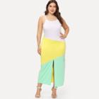 Shein Plus Color Block Split Dress