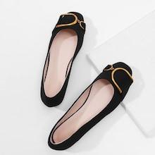 Shein Metal Detail Ballet Flats
