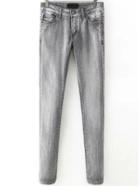 Shein Slim Denim Grey Pant