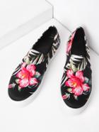 Shein Jungle Print Slip On Plimsolls