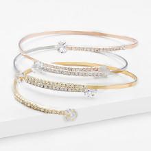 Shein Rhinestone Wrap Bangle 3pcs