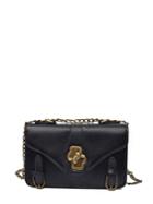 Shein Twist Lock Flap Chain Shoulder Bag