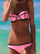 Shein Pink Two-piece Bikini
