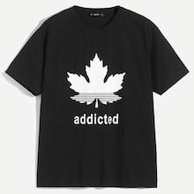 Shein Men Mixed Print T-shirt
