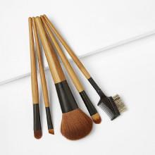 Shein Wood Handle Makeup Brush 5pc
