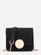 Shein Mini Flap Suede Chain Bag