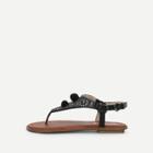 Shein Rhinestone Design Toe Post Sandals