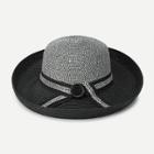 Shein Button Band Straw Hat