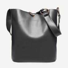 Shein Metal Ring Decor Shoulder Bag