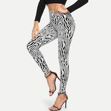 Shein High Waist Animal Print Leggings
