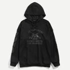 Shein Men Graphic Patched Hoodie