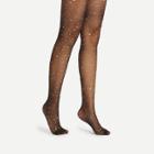 Shein Star Pattern Sheer Mesh Pantyhose Stockings