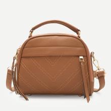 Shein Chevron Detail Grab Bag
