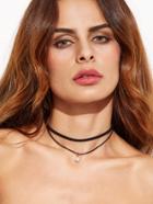 Shein Layered Faux Pearl Choker Necklace