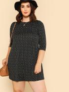 Shein Polka Dot Print Flowy Dress