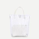 Shein Clear Design Tote Bag With Inner Pouch
