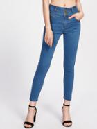 Shein Buttoned Wide Waistband Jeans