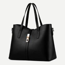 Shein Metal Detail Tote Bag