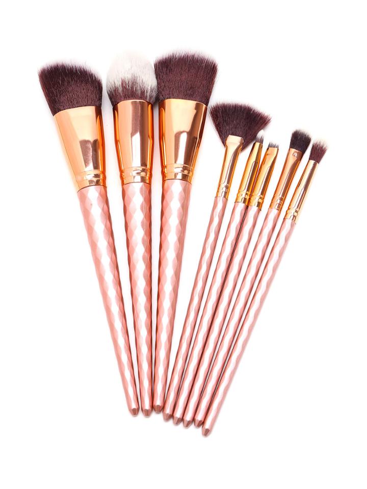 Shein Rose Gold Makeup Brush Set