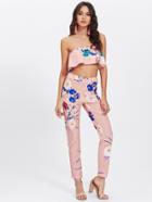 Shein Floral Print Ruffle Top With Pants