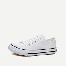 Shein Men Lace-up Canvas Sneakers