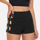 Shein Contrast Tape Side Shorts