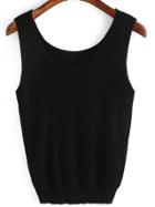 Shein Scoop Neck Sweater Tank Top