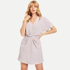 Shein V Neck Twist Front Dress