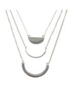 Shein Silver Long Chain Necklace
