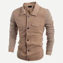 Shein Men Contrast Panel Collar Jacket