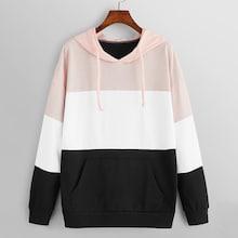 Shein Cut And Sew Panel Hoodie