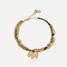 Shein Dog Charm Circle Decorated Bracelet