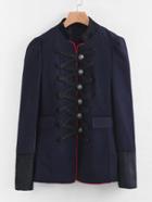 Shein Tailored Wool Blend Steampunk Coat