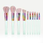 Shein Clear Handle Makeup Brush 10pcs