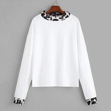 Shein Leopard Panel Tee