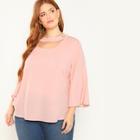 Shein Plus Open Front Solid Top