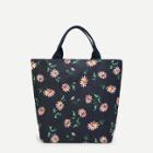 Shein Floral Print Tote Bag