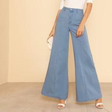 Shein High Waist Bell Bottom Jeans