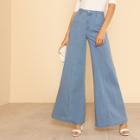 Shein High Waist Bell Bottom Jeans